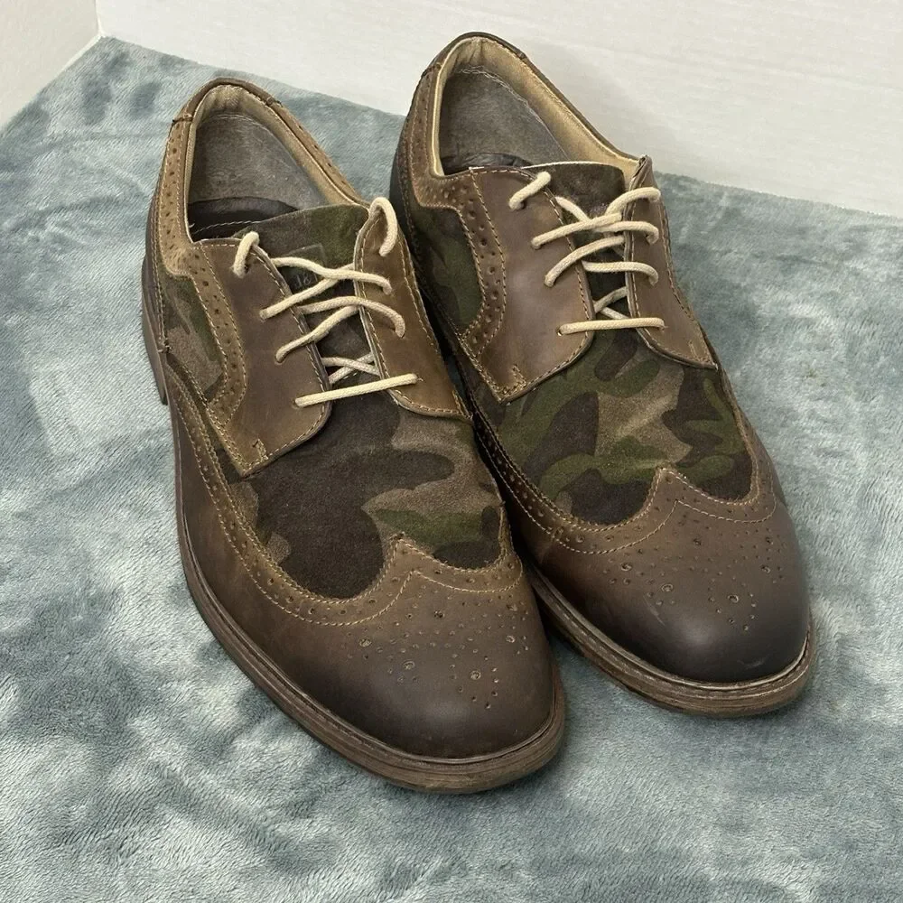 J Murphy Wing Tip Camo Mens Shoes 13M G4 Hybrid Rugged Casual